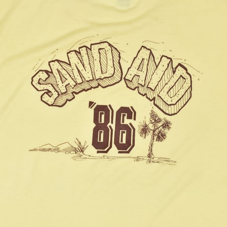 USED "SAND AID '86" T-SHIRT
