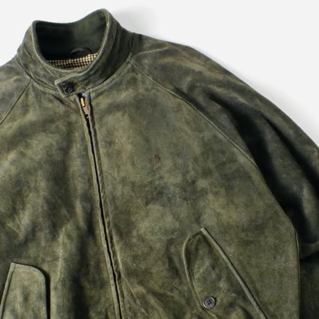 USED 90’S "POLO by RALPH LAUREN" LEATHER BLOUSON JACKET