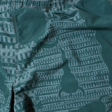 USED 80'S "QUICKSILVER" SWIM SHORTS