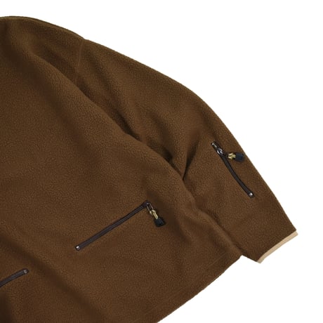 NOROLL "FLEECE V NECK SWEATER"