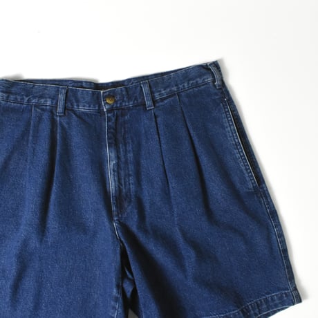 USED 90'S "DOCKERS" 2-TUCK DENIM SHORTS