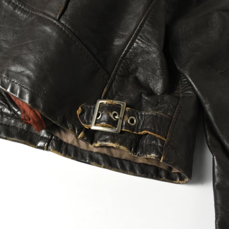 VINTAGE 70-80'S "SHOTT / SPORTS WEAR" LEATHER JACKET