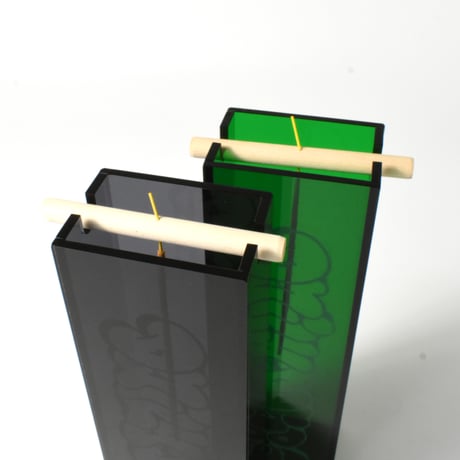 DDQS "BUBBLE LETTER" ACRYLIC INCENSE BURNER