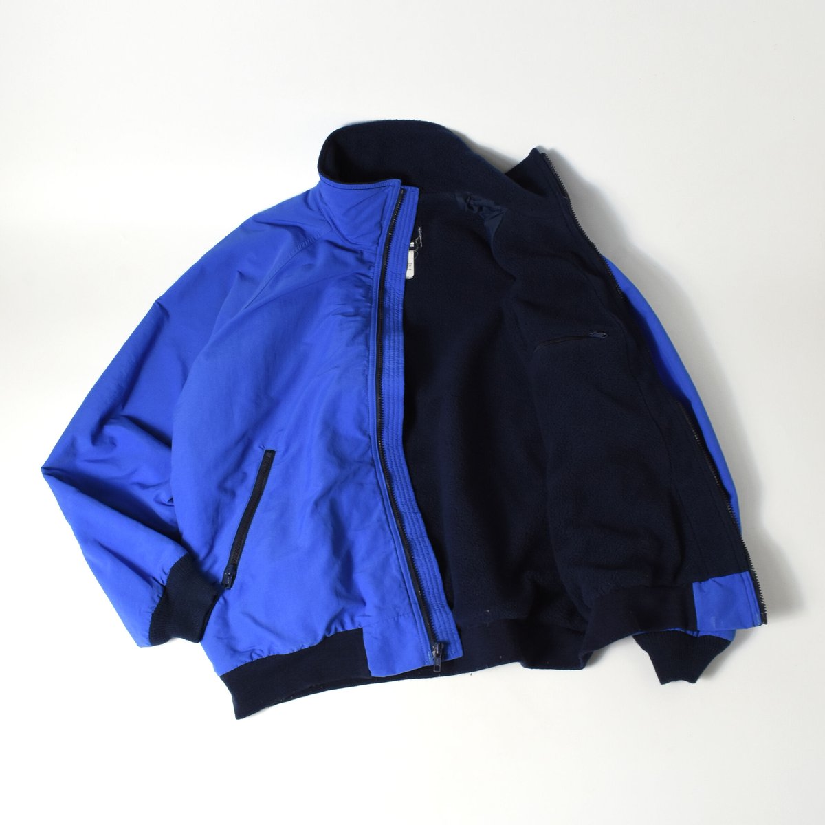 Lands' End 青 ジャケット XL USED 90'S 