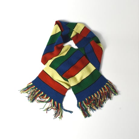 USED UNKNOWN FRINGE KNIT SCARF