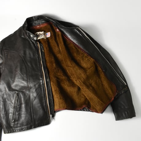 VINTAGE 70-80'S "SHOTT / SPORTS WEAR" LEATHER JACKET