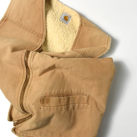 USED "CARHARTT" BOA LINED DUCK VEST