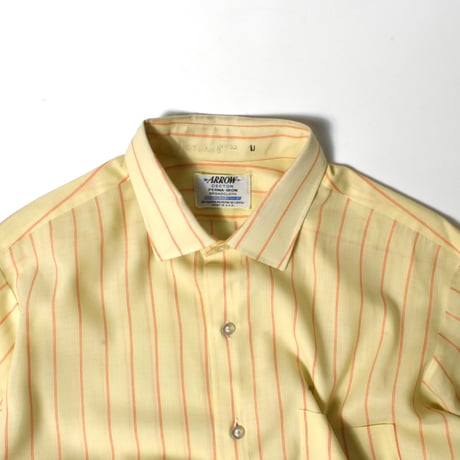 VINTAGE 60-70'S "ARROW" STRIPED L/S SHIRTS