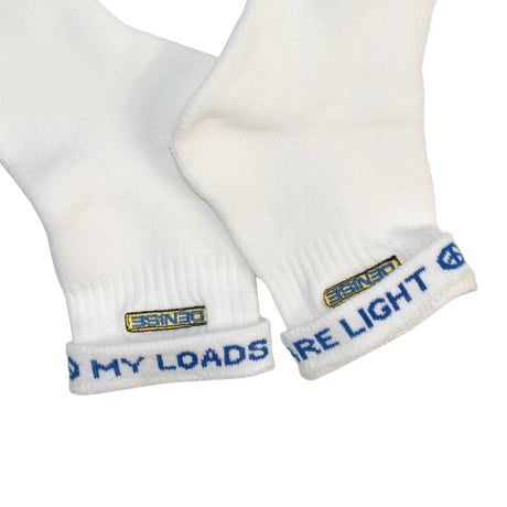 "DENICE CARSERVICE x MY LOADS ARE LIGHT" D.T.H SOCKS