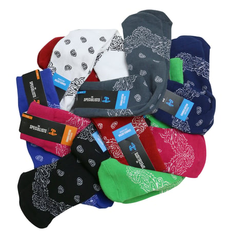 PAISLEY PATTERN SOCKS