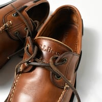 USED "L.L.BEAN" LEATHER DECK SHOES