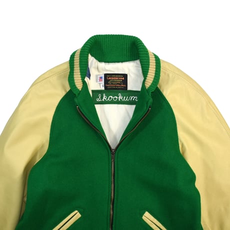 USED "SKOOKUM LETTERMAN" VARSITY JACKET