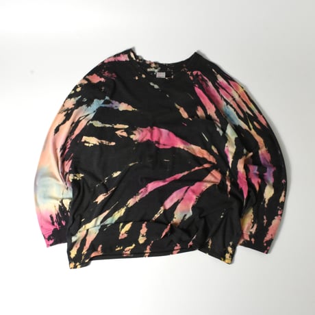 USED "NO BOUNDARIES" TYE DYE L/S T-SHIRTS