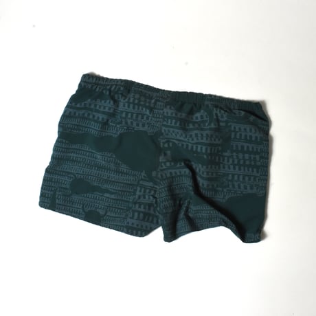 USED 80'S "QUICKSILVER" SWIM SHORTS