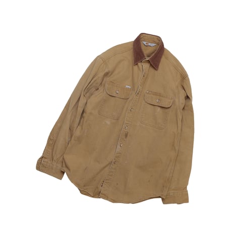 USED "CARHARTT" COTTON DUCK SHIRT