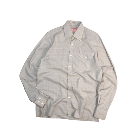 USED 70'S "MR.GUY" CHECK L/S SHIRT