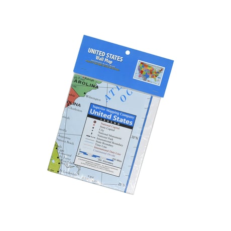 UNITED STATES WALL MAP