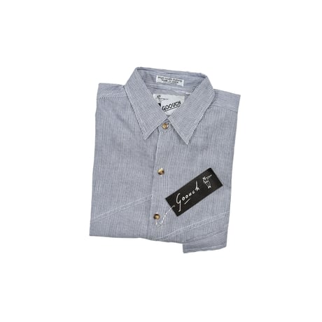 NOS "GOOUCH" STRIPE SHIRT