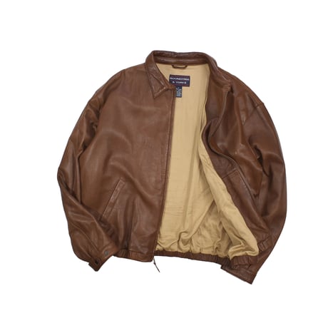 USED "ROUNDTREE & YORKE" LEATHER JACKET