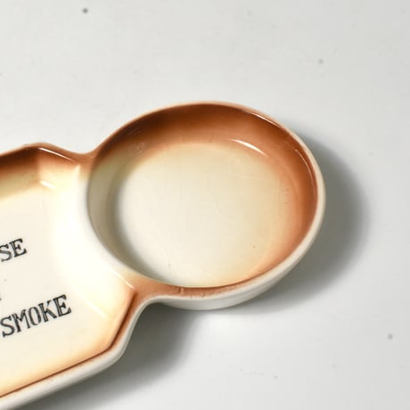 VINTAGE "HAVE A PAUSE WITH A SIP N'A SMOKE" ASHTRAY & PLATE