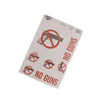 NO GUNS STICKER
