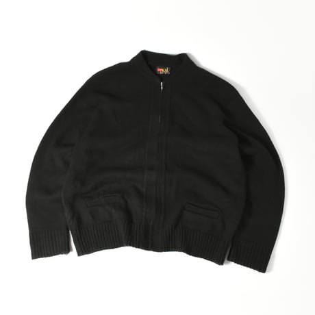 USED "SFKM / A+" FULL ZIP CARDIGAN SWEATER