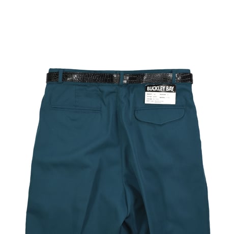 DEADSTOCK "BUCKLEY BAY" 3-TUCK SLACKS