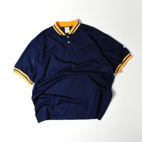 USED UNKNOWN HENRY NECK MESH T-shirt