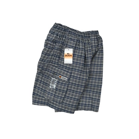 "MR.DENIM" EASY CHECK CARGO SHORTS
