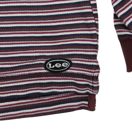 USED "90'S LEE" HENLEY NECK STRIPED SHIRT