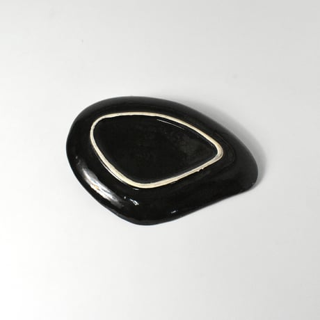 VINTAGE 50'S "TWO FACE" CERAMIC TRAY
