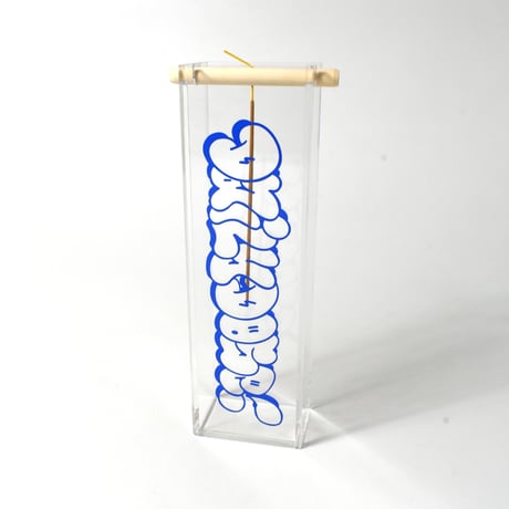 DDQS "BUBBLE LETTER" ACRYLIC INCENSE BURNER