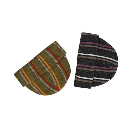 NOROLL "WASHBLE STRIPE BEANIE"