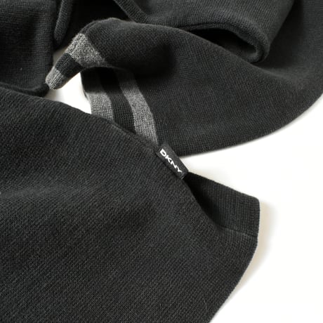 USED "DKNY" COTTON HALF ZIP KNIT