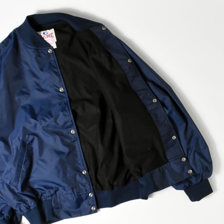 USED "GAME SPORTSWEAR" NYLON STADIUM JACKET