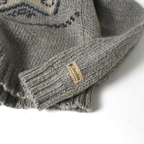 USED "COLUMBIA" HEAVY COTTON KNIT