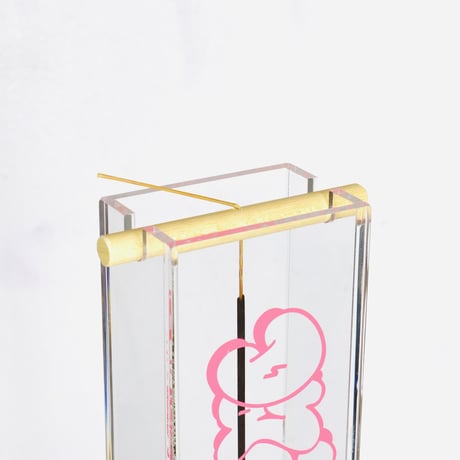 DDQS "BUBBLE LETTER" ACRYLIC INCENSE BURNER "BAD GYAL PINK"