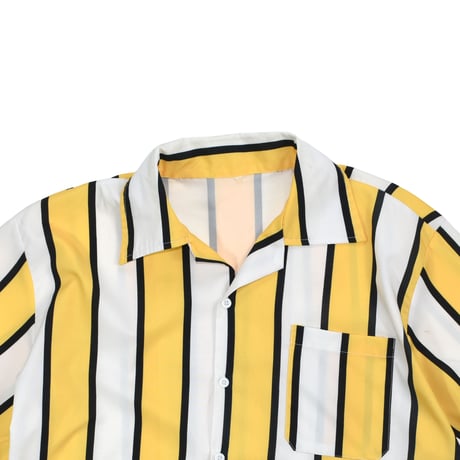 USED UNKNOWN OPEN COLLAR STRIPE SHIRT