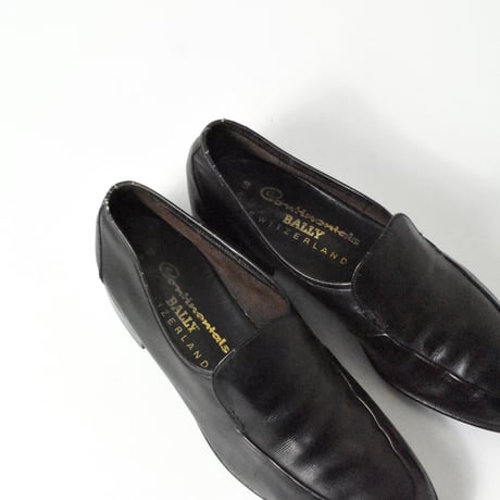 USED 70-80’S  "CONTINENTALS BALLY SWITZERLAND" VAMP LOAFER