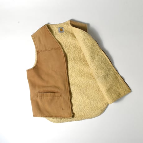 USED "CARHARTT" BOA LINED DUCK VEST