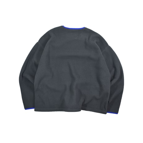 NOROLL "FLEECE V NECK SWEATER"