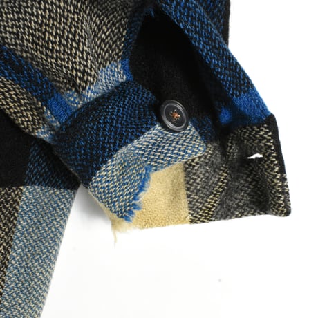 VINTAGE 50-60'S UNKNOWN ZIP UP WOOL SHIRT JACKET