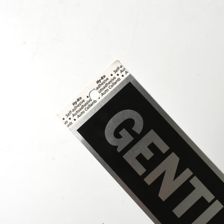 "GENTLEMEN" ALUMINIUM TOILET SIGN