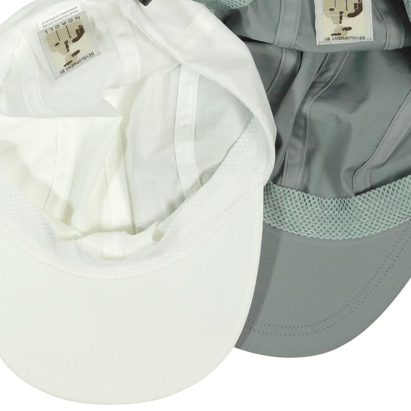 noroll daily dose longbill cap ホワイト NYLON LONG BILL CAP Made by NOROLL | DAILY DOSE