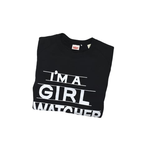 USED "I'M A GIRL WATCHER" SWEAT