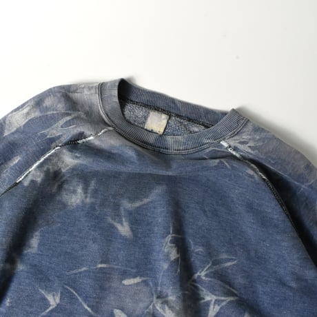 USED 80'S "SPORTSWEAR" OVER DYED CREWNECK SWEAT