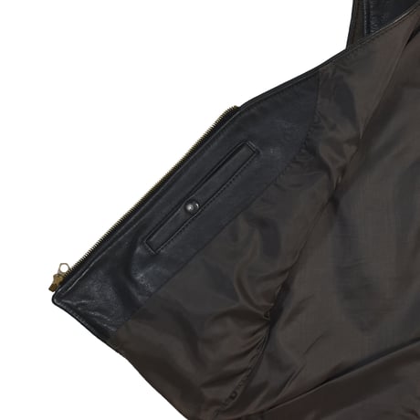 USED 80'S "BRANDED GARMENTS" LEATHER VEST
