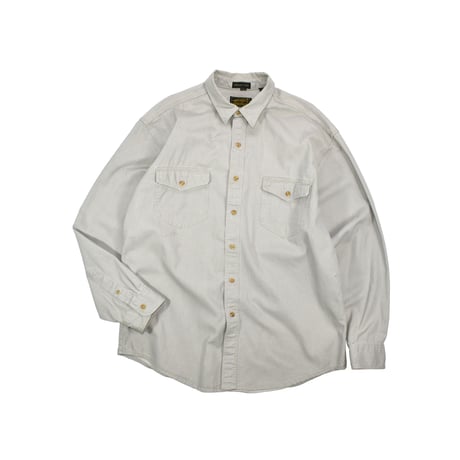 USED 80-90'S "EDDIE BAUER" ELKHORN TWILL SHIRT