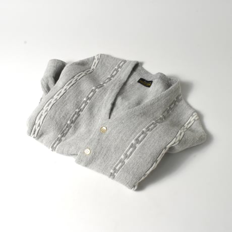 USED 70'S "PURITAN" PATTERN CARDIGAN