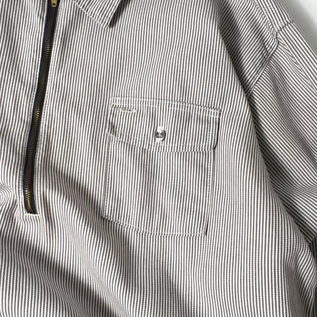 USED "PRSN BLU" HALFZIP STRIPE PULLOVER